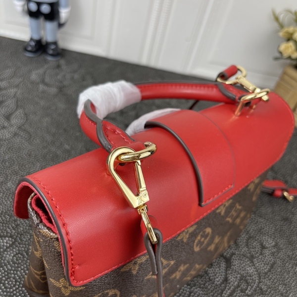 ルイヴィトンバッグ角部分ディテール